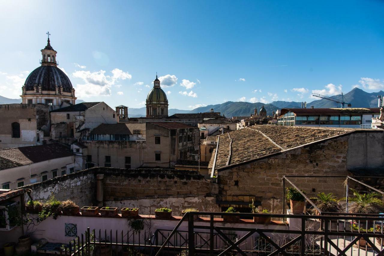 Appartamento Palazzo Pace Al Cassaro Palermo Luaran gambar