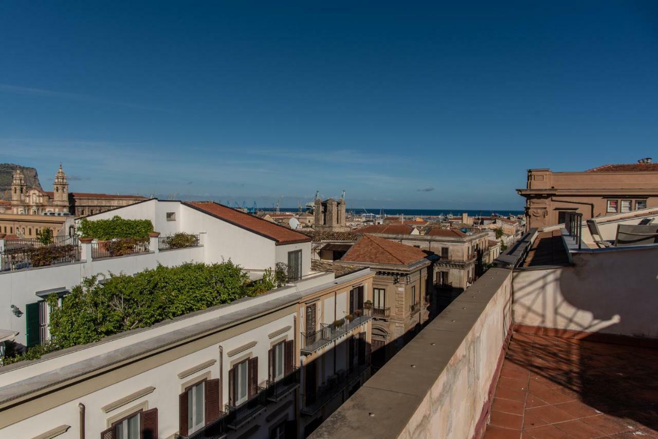 Appartamento Palazzo Pace Al Cassaro Palermo Luaran gambar